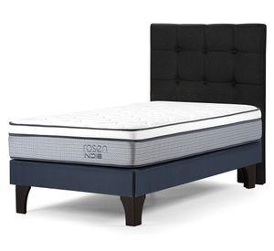Cama europea Indie 1.5 plazas + Respaldo Issey