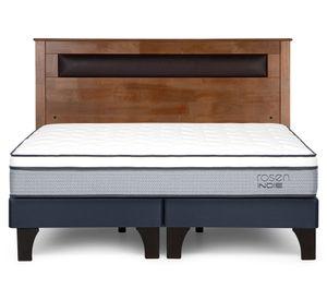 Cama europea Indie King + respaldo Ferrara