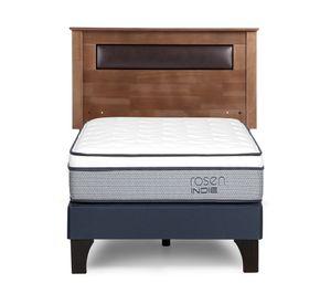 Cama europea Indie 1 plaza + respaldo Ferrara