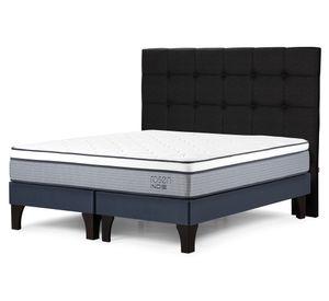 Cama europea Indie King + respaldo Issey
