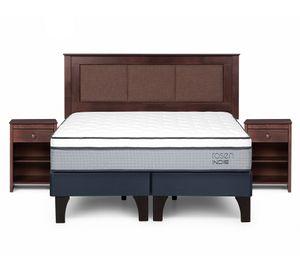 Cama europea Indie 2 plazas base dividida + Set Rachel