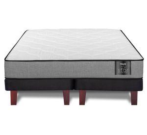Cama europea Star 2 plazas base dividida