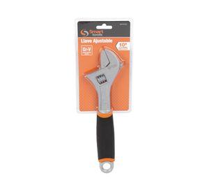Llave francesa 10'' niquelada Smart Tools.