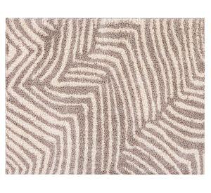 Bajada de cama shaggy Guiza polipropileno beige 50x100 cm