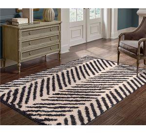 Alfombra shaggy Guiza melange 150x200 cm