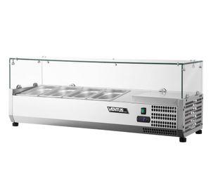 Salad bar sobremesa 4 depósitos 1/3 VENESBA-120 Ventus