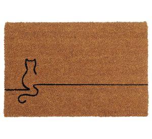 Limpiapiés Katze fibra de coco 45x75 cm