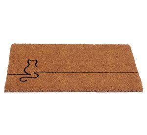 Limpiapiés Katze fibra de coco 45x75 cm