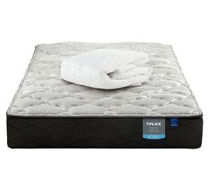 Colchón Therapedic plus 1.5 plazas box + 1 cubre colchón