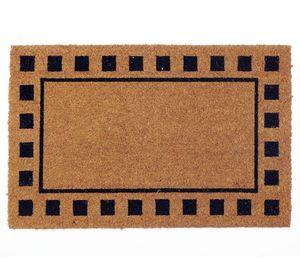 Limpiapiés Squares fibra de coco 45x75 cm