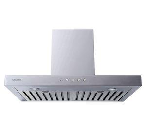 Campana decorativa inox 60 cm QCH60ST 122 W