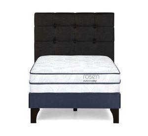 Cama europea Autonomy Sky 1.5 plazas + respaldo Issey