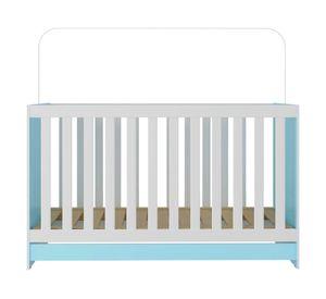Cuna corral New 3 funciones 80.5x66x133 cm celeste