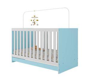 Cuna corral New 3 funciones 80.5x66x133 cm celeste