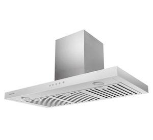 Campana decorativa inox 90 cm QCH90ST 162 W
