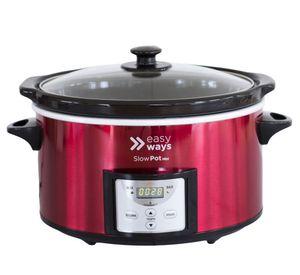 Olla cocción Slow Pot Mini SCO-40 rojo 3.8 lt