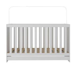 Cuna corral New 3 funciones 80.5x66x133 cm blanco