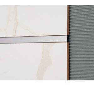 Listello 10 x 10 mm x2.5 m Spectrum Cuadrado cromo