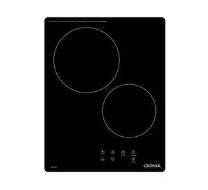 Encimera vitrocerámica QE2XSB negro 2 quemadores