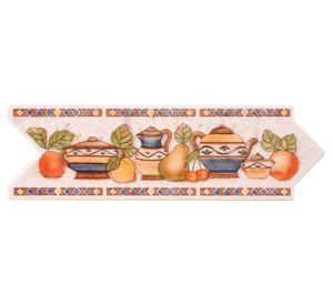Listel Deco cocina 8x25 cm 4 un.
