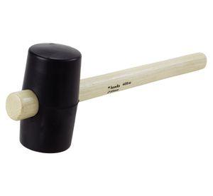 Martillo goma mango madera 65 mm negro