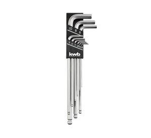 Set 9 llaves hexagonales 1.5 a 10 mm