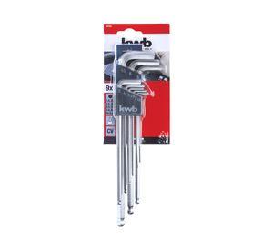 Set 9 llaves hexagonales 1.5 a 10 mm