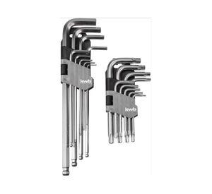 Set 18 llaves hexagonal y torx