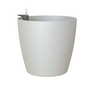 Maceta autorregante 36 cm San Remo gris claro