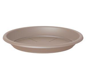 Plato plástico 19.5x50 cm Capri taupe