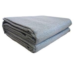 Malla sombra triangular gris 3x3 m