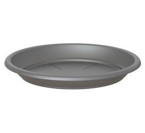 Plato plástico 40 cm Capri antracita