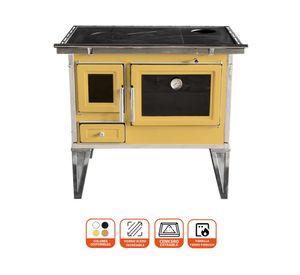 Cocina leña Calbuco L80 amarillo