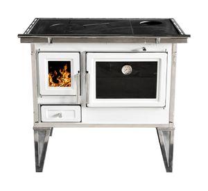 Cocina leña Calbuco L70 blanco