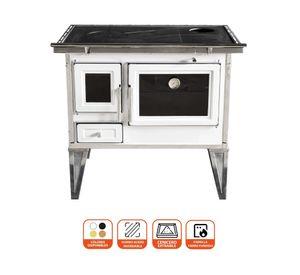 Cocina leña Calbuco L70 blanco