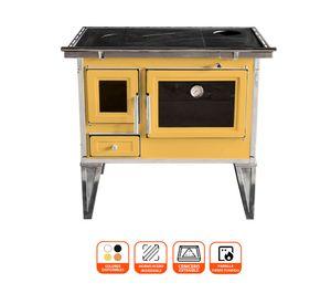 Cocina leña Calbuco L70 amarillo