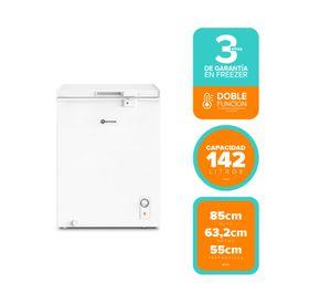 Freezer horizontal dual M150D blanco 142 lt