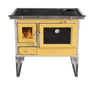 Cocina a leña Calbuco L90 61 lt amarillo