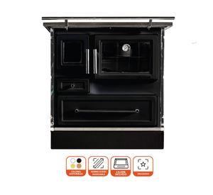 Cocina a leña Calbuco MZ90 negro 50 lt