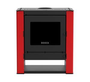 Estufa a leña Gold 500 black visión 12200 W