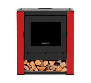 Estufa a leña Gold 500 black visión 12200 W