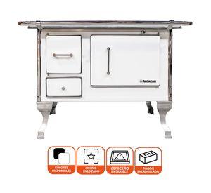 Cocina a leña Llaima 90 blanco