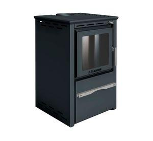 Estufa a le帽a 9.0 kW Patagonia 480 gris