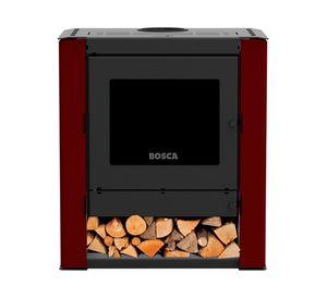 Estufa a leña Gold 500 burdeo 12200 W 12 kW/h