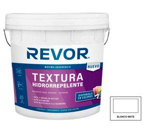 Textura hidrorrepelente&nbsp;Revortex grano medio 23 kg blanco