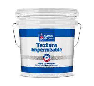 Pintura texturizada impermeable grano medio tineta blanco