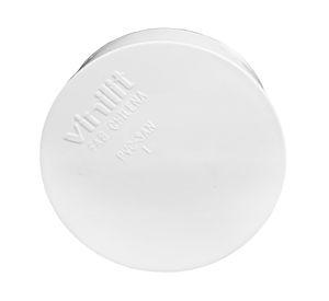 Tapa tubo Sanitario blanco 75 mm