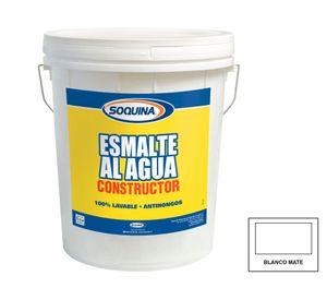 Esmalte al agua blanco mate 15.14 lt