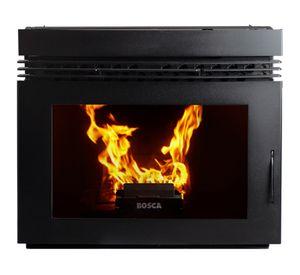Chimenea pellet Insertable15 09001 negro 13000 W