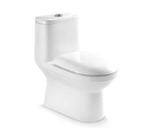 WC one piece piso 30.5 cm Malaga dual flush blanco